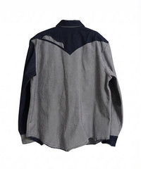 12.5 OZ DENIM CRAZY WESTERN SHIRT
