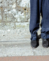 TWO TUCK WOOL TWEED SLACKS