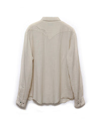 COTTON LINEN CUTTING WESTERN SHIRT (KINARI)