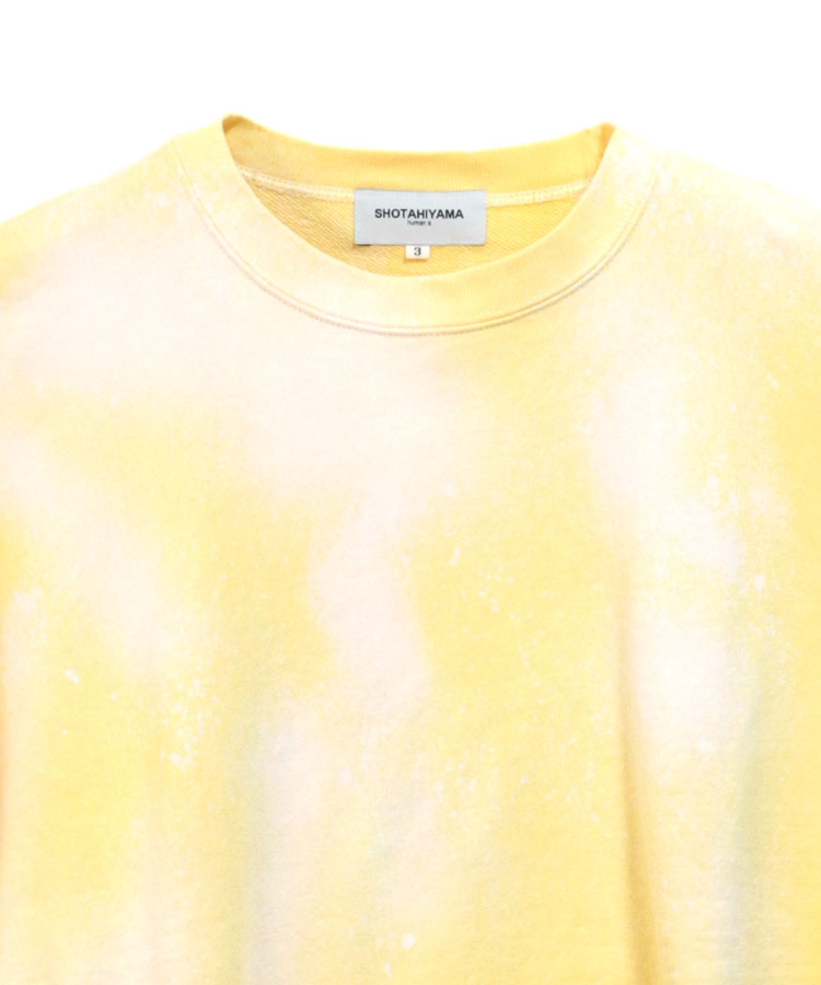 FESTIVAL DYE SWEAT SWEATER (YELLOW)