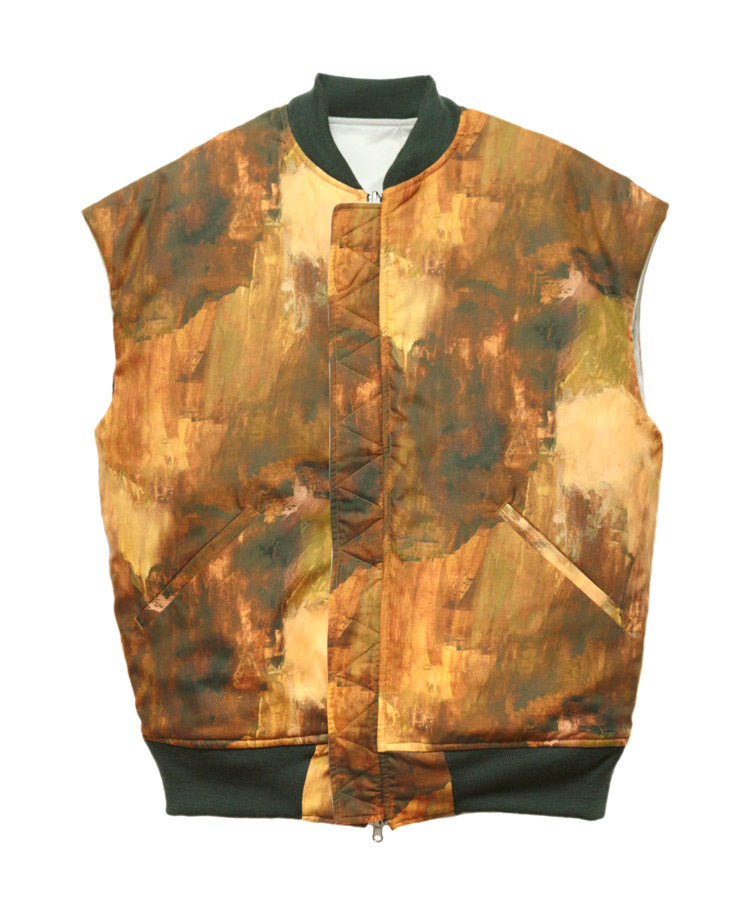 REVERSIBLE ZIP-UP VEST