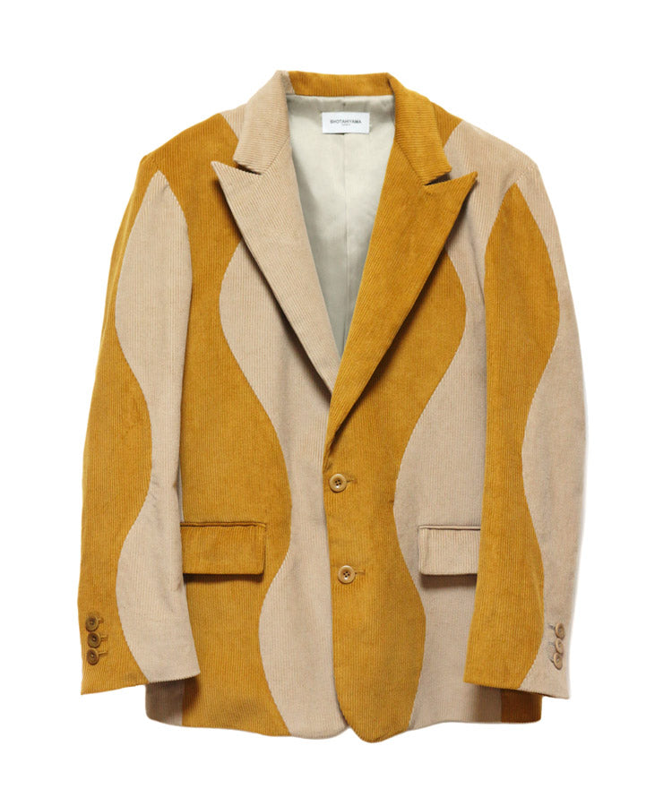 WAVE CORDUROY TAILORED JACKET