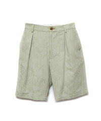 BOTANICAL JACQUARD SHORTS (LIGHT GREEN)