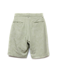 BOTANICAL JACQUARD SHORTS (LIGHT GREEN)