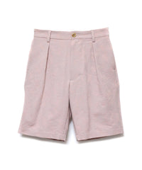 BOTANICAL JACQUARD SHORTS (LIGHT PINK)