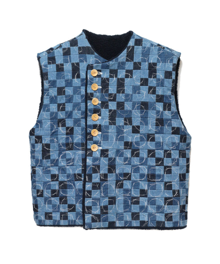 THINKING EARTH PATCHWORK VEST
