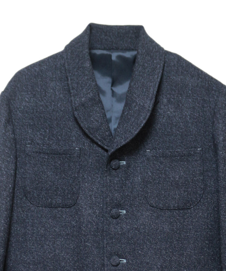 WOOL TWEED 5B JACKET