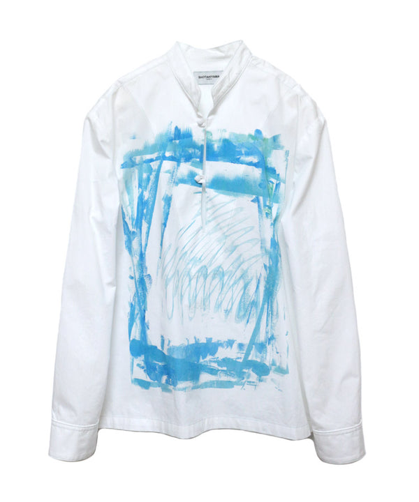 PAINT DESIGN PULLOVER SHIRT