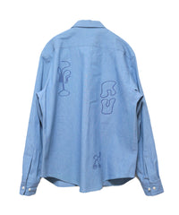 EMBROIDERY CHAMBRAY SHIRT