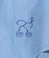 EMBROIDERY CHAMBRAY SHIRT