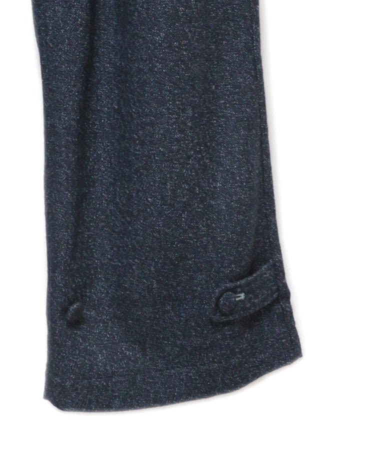 TWO TUCK WOOL TWEED SLACKS