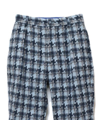 HOUNDSTOOTH PATTERN ONE TUCK SLACKS