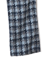 HOUNDSTOOTH PATTERN ONE TUCK SLACKS