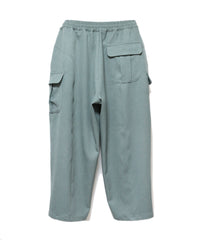 TWILL BALLOON CARGO PANTS (TURQUOISE BLUE)