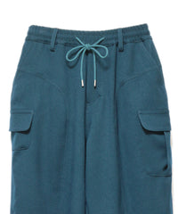 TWILL BALLOON CARGO PANTS (LAKE BLUE)