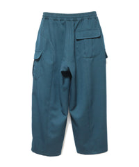 TWILL BALLOON CARGO PANTS (LAKE BLUE)