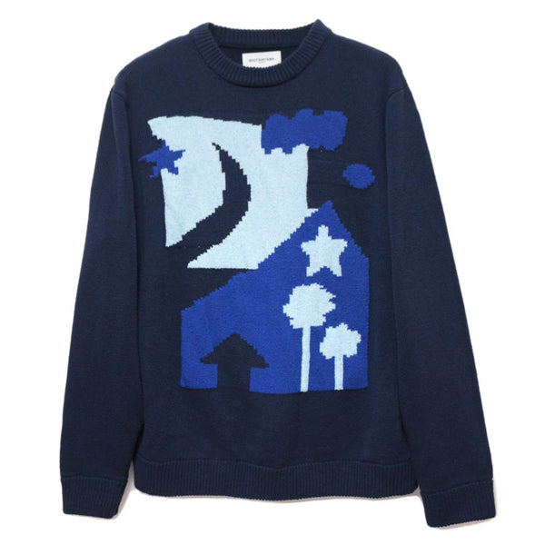 SWEET DREAMS KNIT SWEATER (NAVY)(ニット/SHKT25202)｜SHOTAHIYAMA
