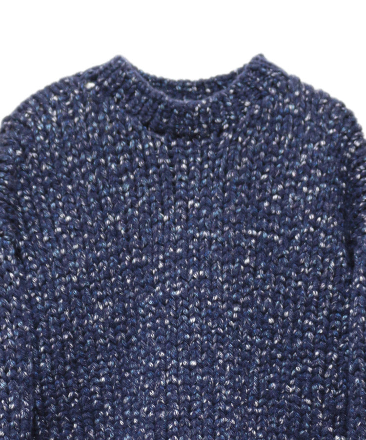 WOOL MIX HAND KNIT SWEATER