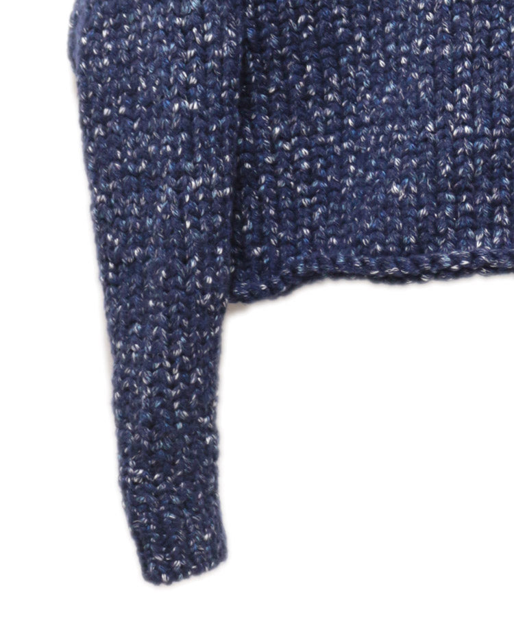 WOOL MIX HAND KNIT SWEATER