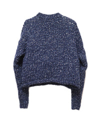 WOOL MIX HAND KNIT SWEATER