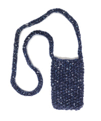 WOOL MIX HAND KNIT POUCH