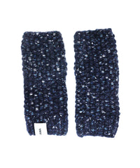 WOOL MIX HAND KNIT GLOVES