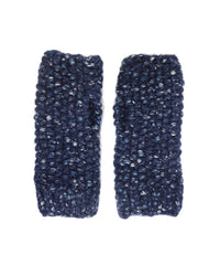 WOOL MIX HAND KNIT GLOVES