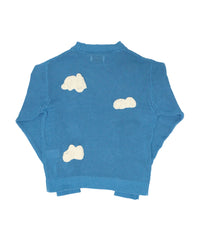CLOUD AND SKY COTTON KNIT SWEATER