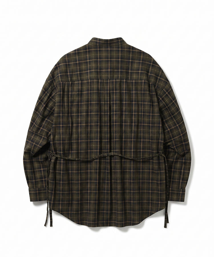 LEAF PATCHWORK PULLOVER SHIRT