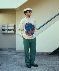 MIDNIGHT FOREST KNIT SWEATER (BEIGE)