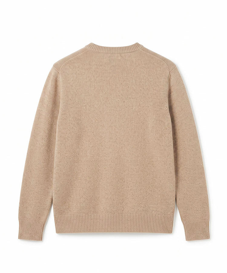 MIDNIGHT FOREST KNIT SWEATER (BEIGE)