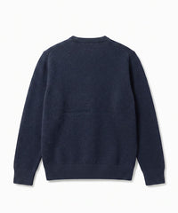 MIDNIGHT FOREST KNIT SWEATER (NAVY)