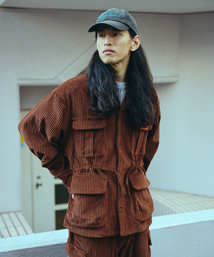 WIDE-WALE CORDUROY SAFARI JACKET