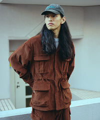 WIDE-WALE CORDUROY SAFARI JACKET