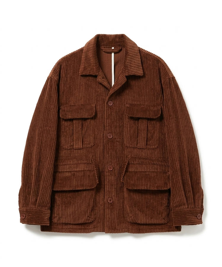 WIDE-WALE CORDUROY SAFARI JACKET