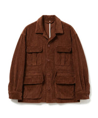 WIDE-WALE CORDUROY SAFARI JACKET
