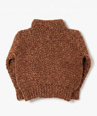 WOOL MIX HAND KNIT JACKET