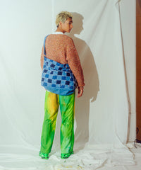 FLOWER PAINT EASY PANTS