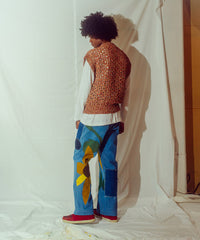 SUNFLOWER DENIM WIDE PANTS