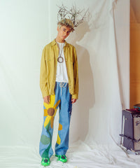 SUNFLOWER DENIM WIDE PANTS