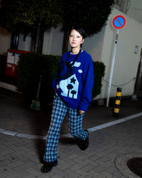 SWEET DREAMS KNIT SWEATER (BLUE)