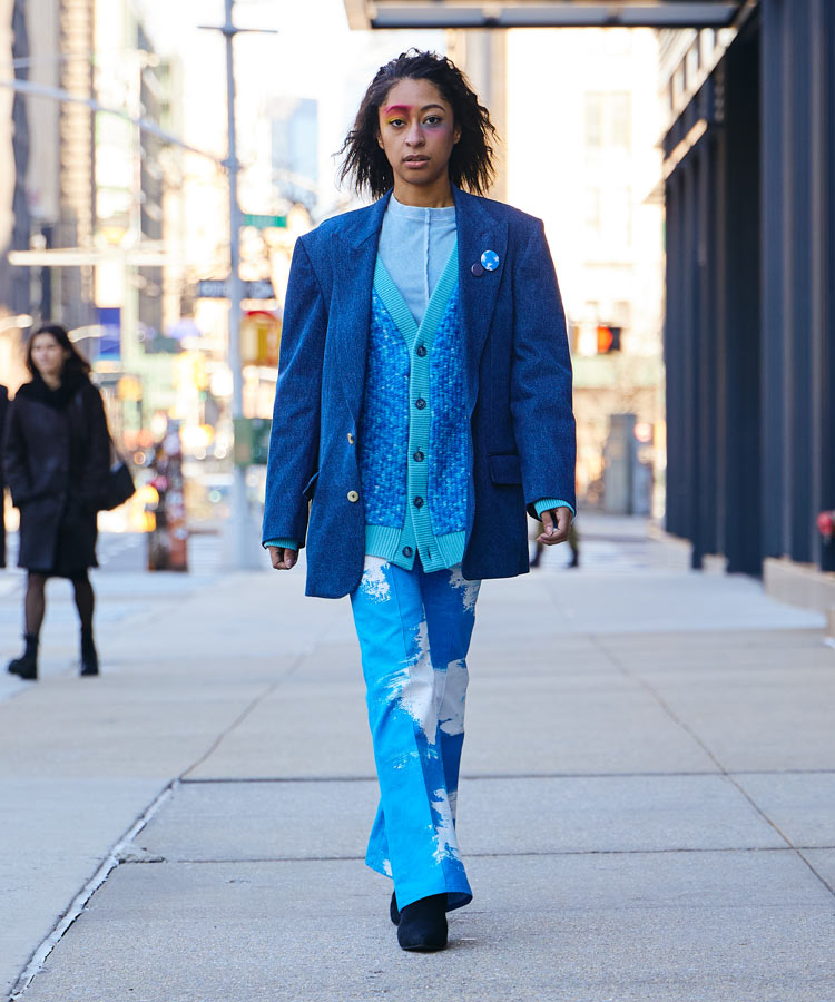 BLUE SKY MOHAIR CARDIGAN