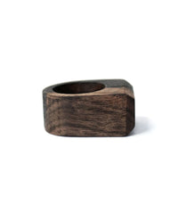 URUSHI WOOD RING (BLACK)