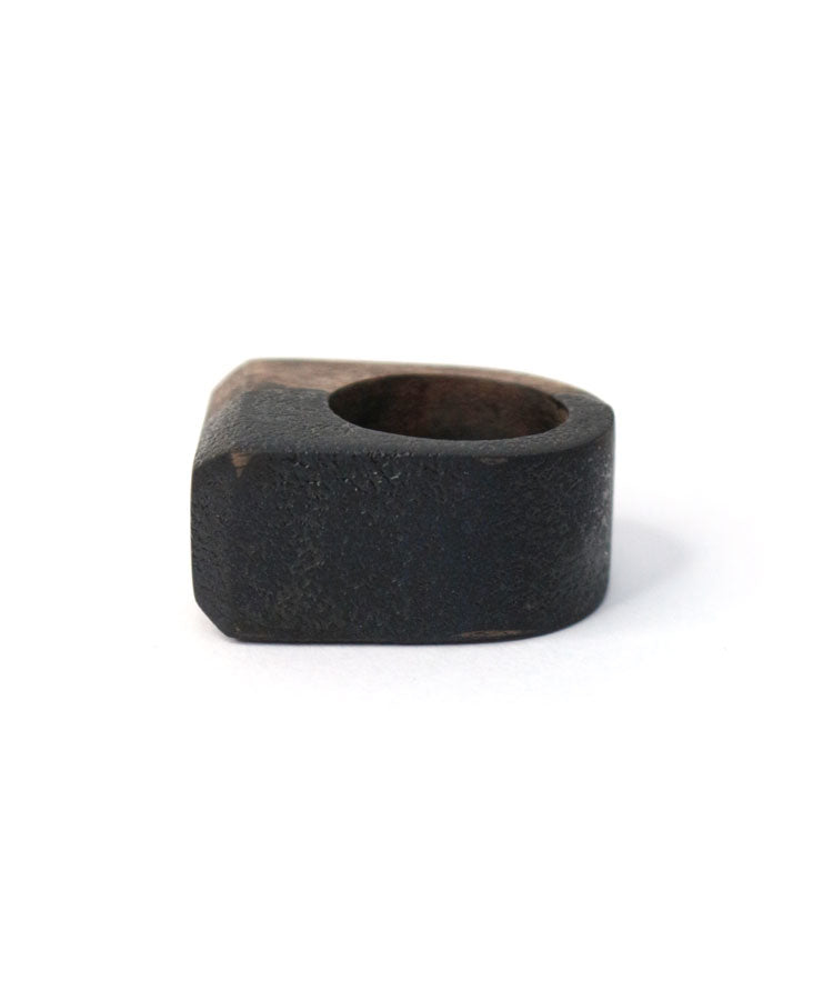 URUSHI WOOD RING (BLACK)