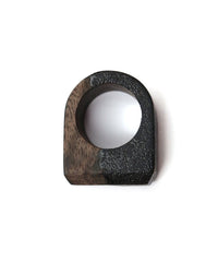 URUSHI WOOD RING (BLACK)