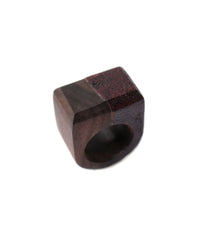 URUSHI WOOD RING (RED)