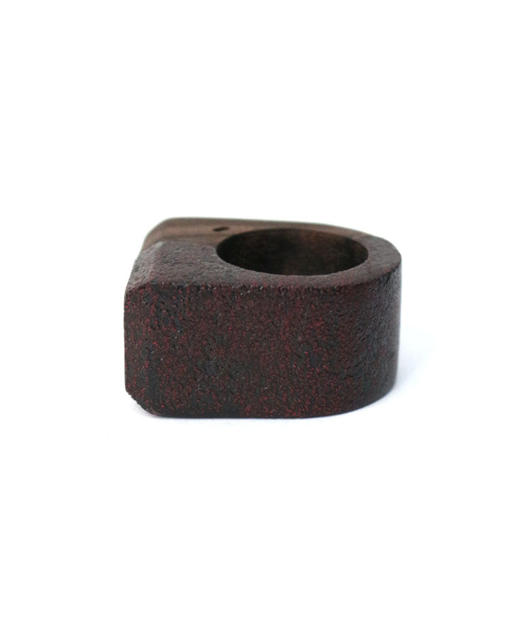 URUSHI WOOD RING (RED)