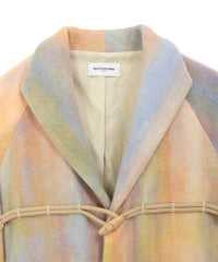 RAINBOW DYE WOOL COAT