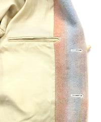 RAINBOW DYE WOOL COAT