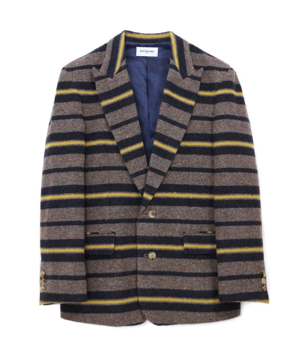 RECYCLE WOOL TAILORED JACKET
